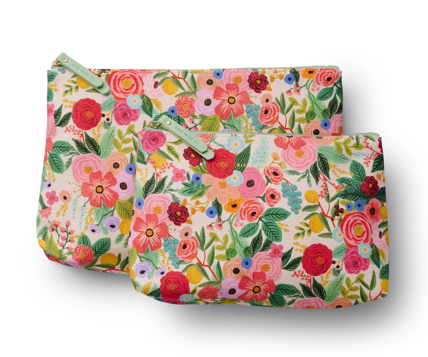 Garden Party Zippered Pouch Set