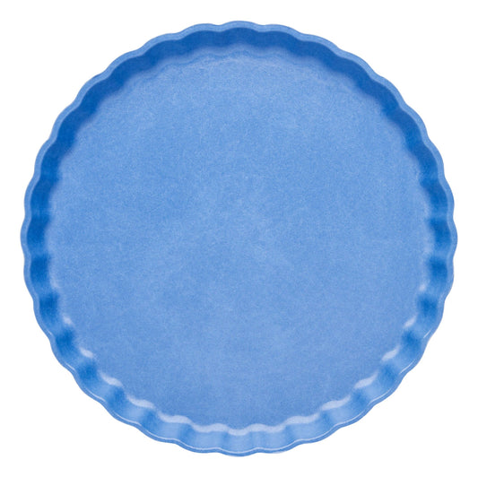 Simply Eco Compostable Bamboo Pleated Salad Plate French Blue/8pkg