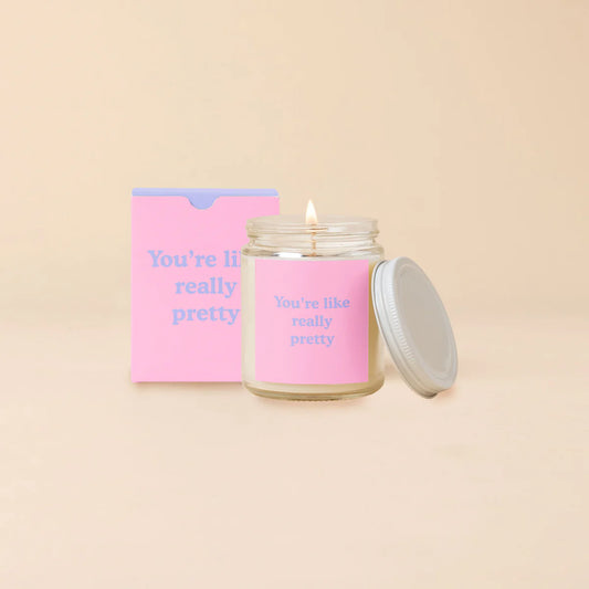 Candle Jar with Lid | You're Like Really Pretty