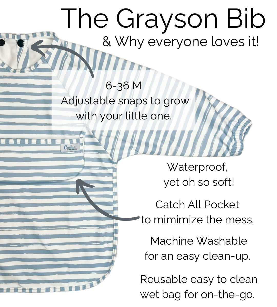 Grayson Long Sleeve Bib | Construction