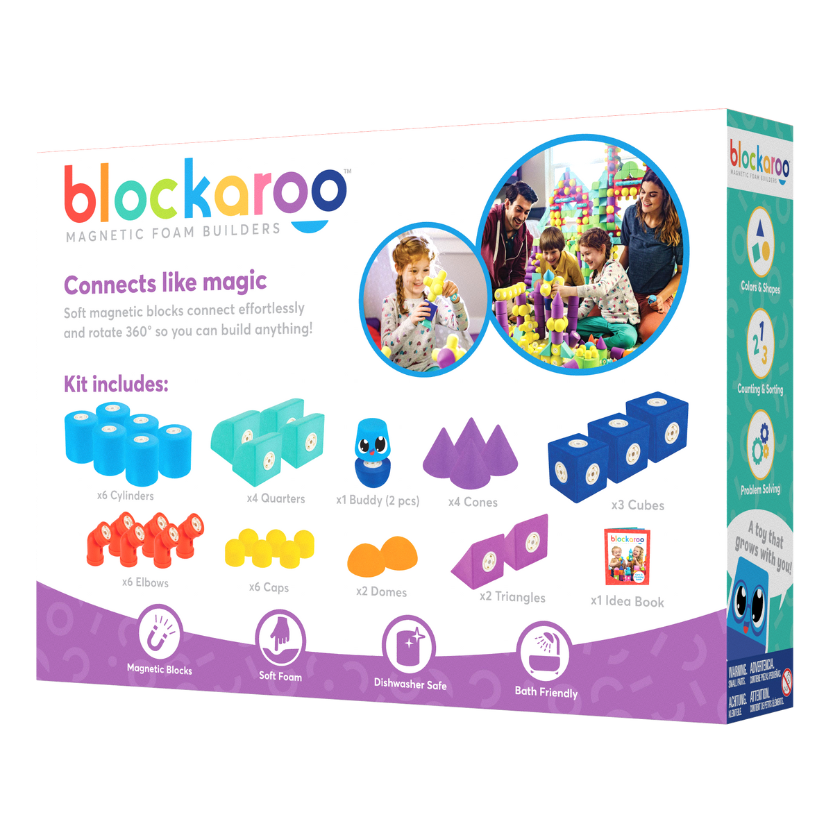 Blockaroo Magnetic Foam Blocks | Castle Set