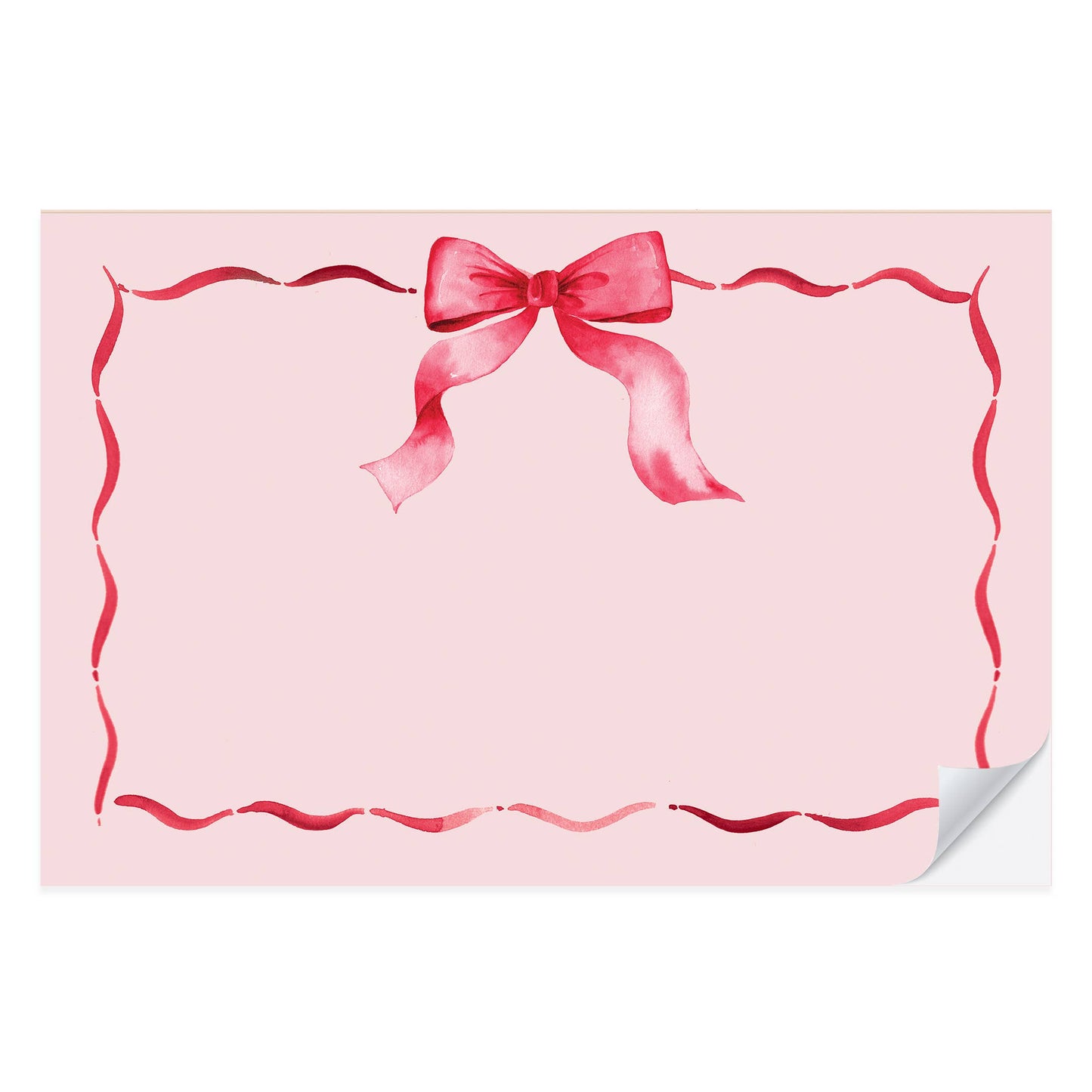 Red Ribbon Placemat Pad