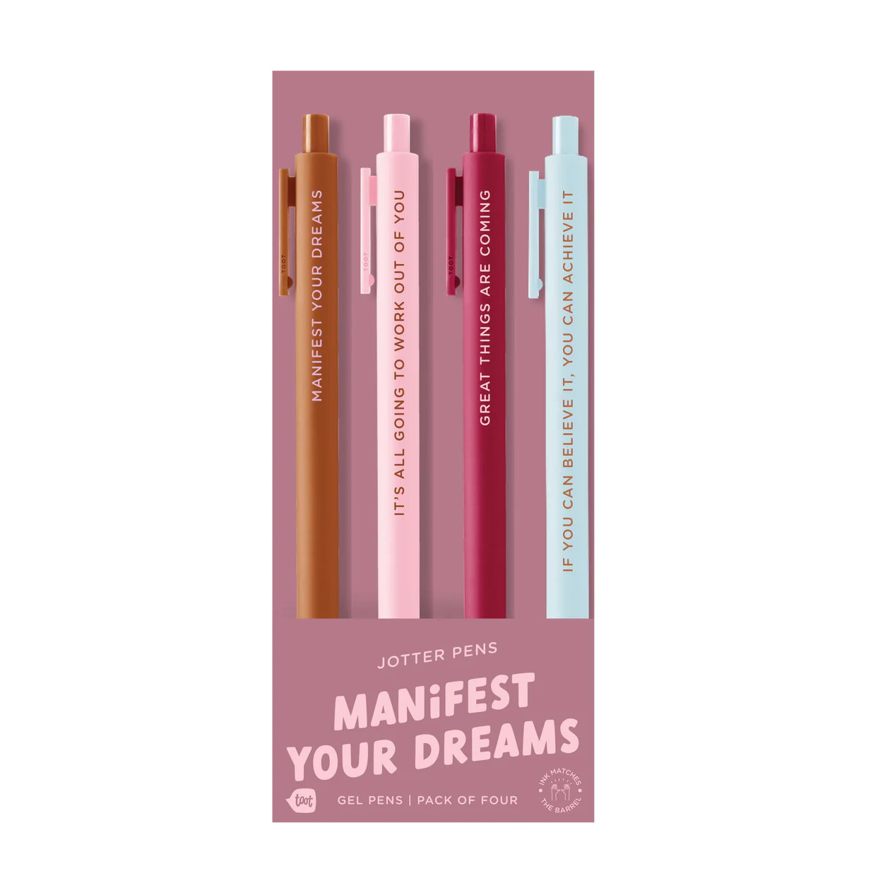 Jotter Pens 4-pack | Manifest Your Dreams