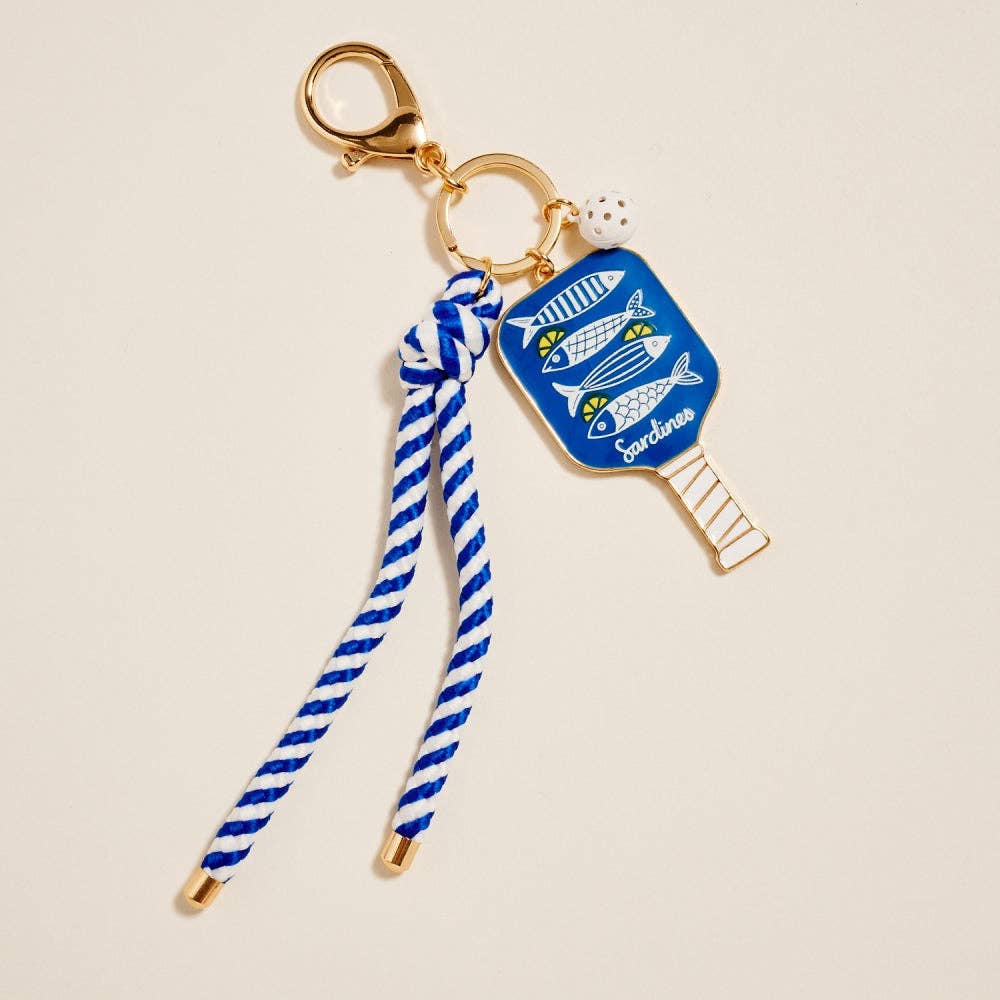 Pickleball Paddle Rope Bag Charm