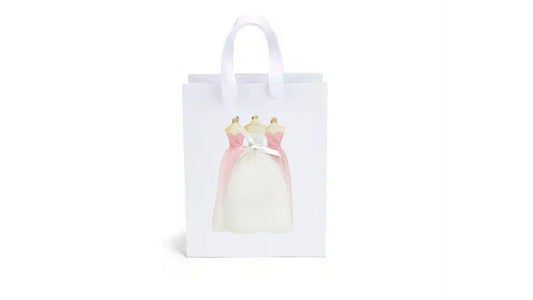 White Euro Gift Bag | Bride with Bridesmaids