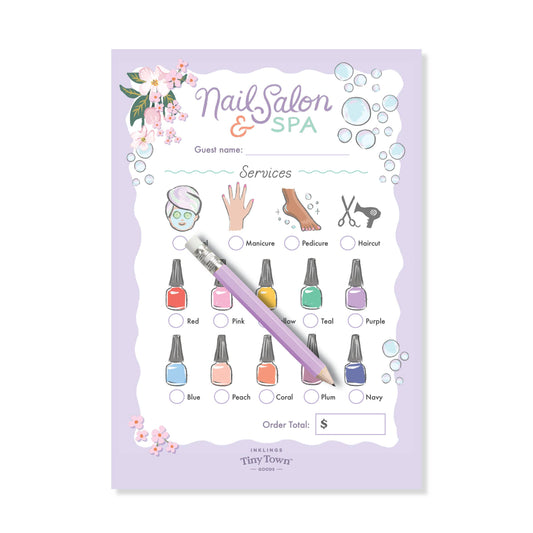 Tiny Town™ Play Notepad | Nail Salon & Spa