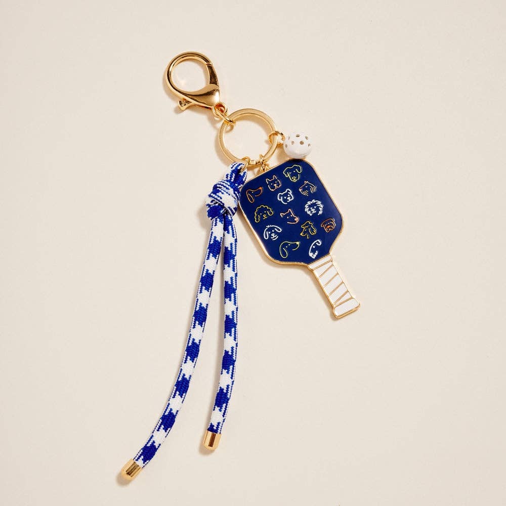 Pickleball Paddle Rope Bag Charm