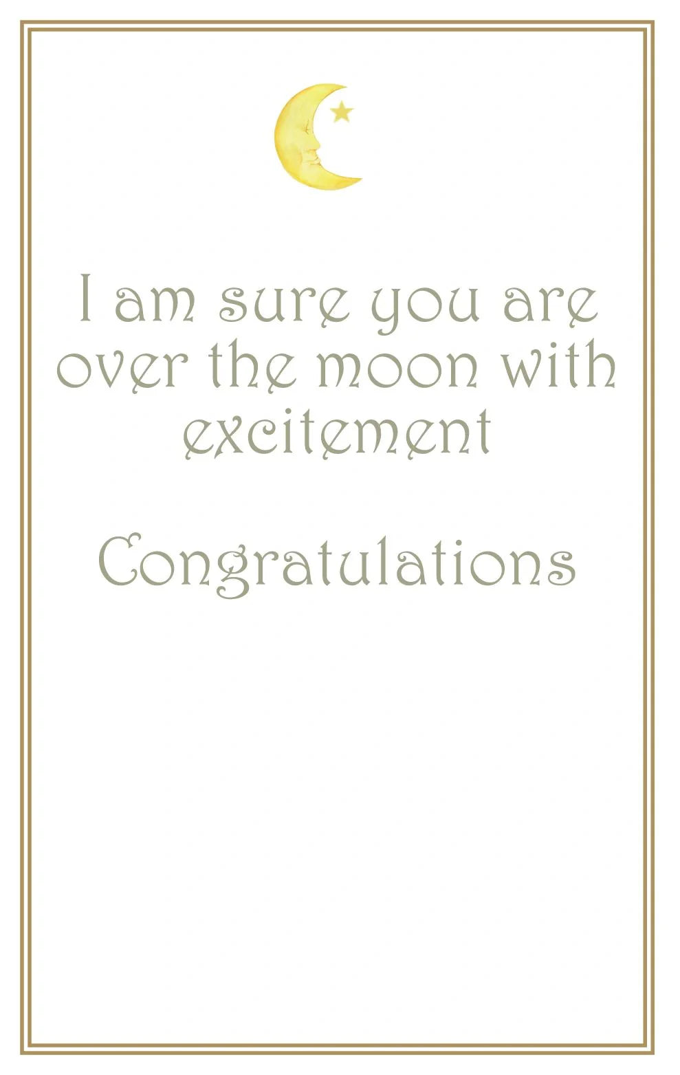 Greeting Card | Over the Moon