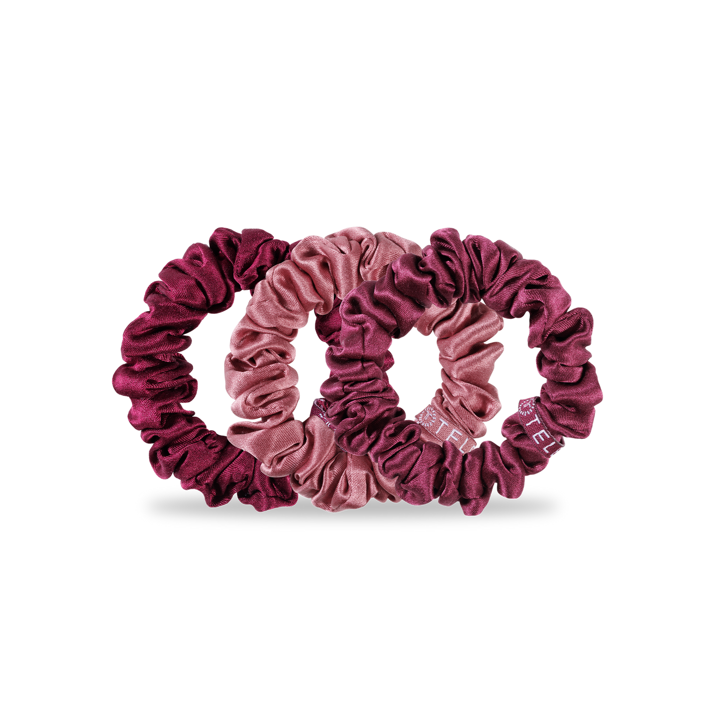 Silk Hair Scrunchie | Small | Burgundy Bliss