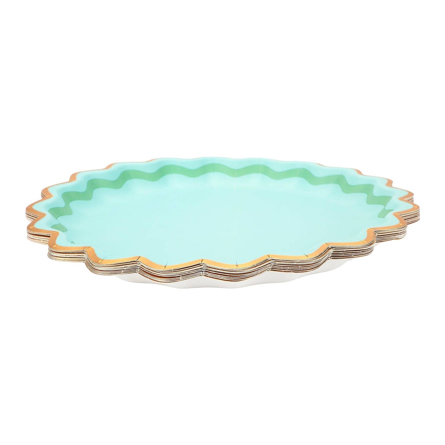 Rainbow Ric Rac Dinner Plates