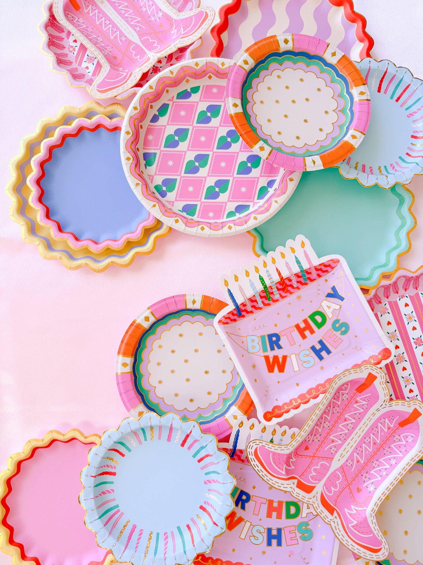 Birthday Wishes Dessert Plate
