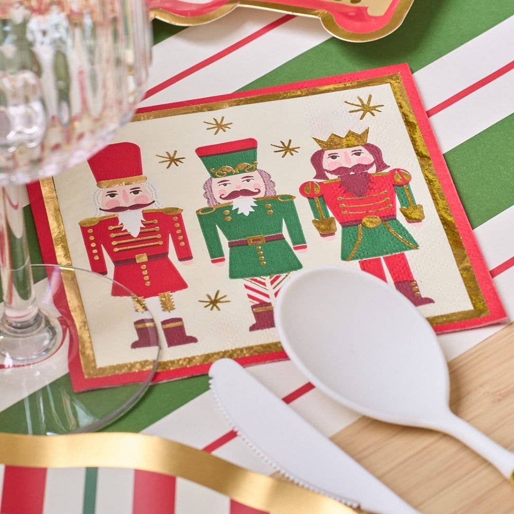 Cocktail Napkin Nutcracker Christmas/20 pkg