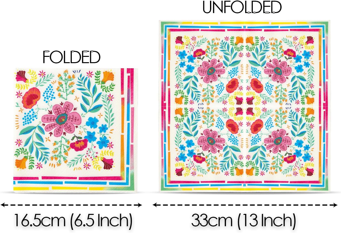 Boho Floral Napkins