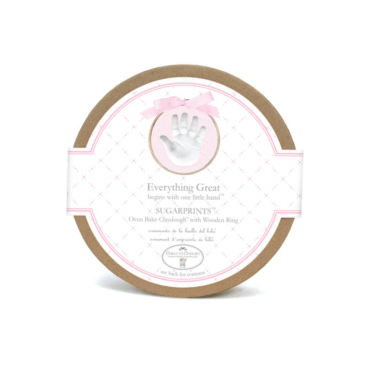 Pink Sugarprints-Glitter Handprint Kit