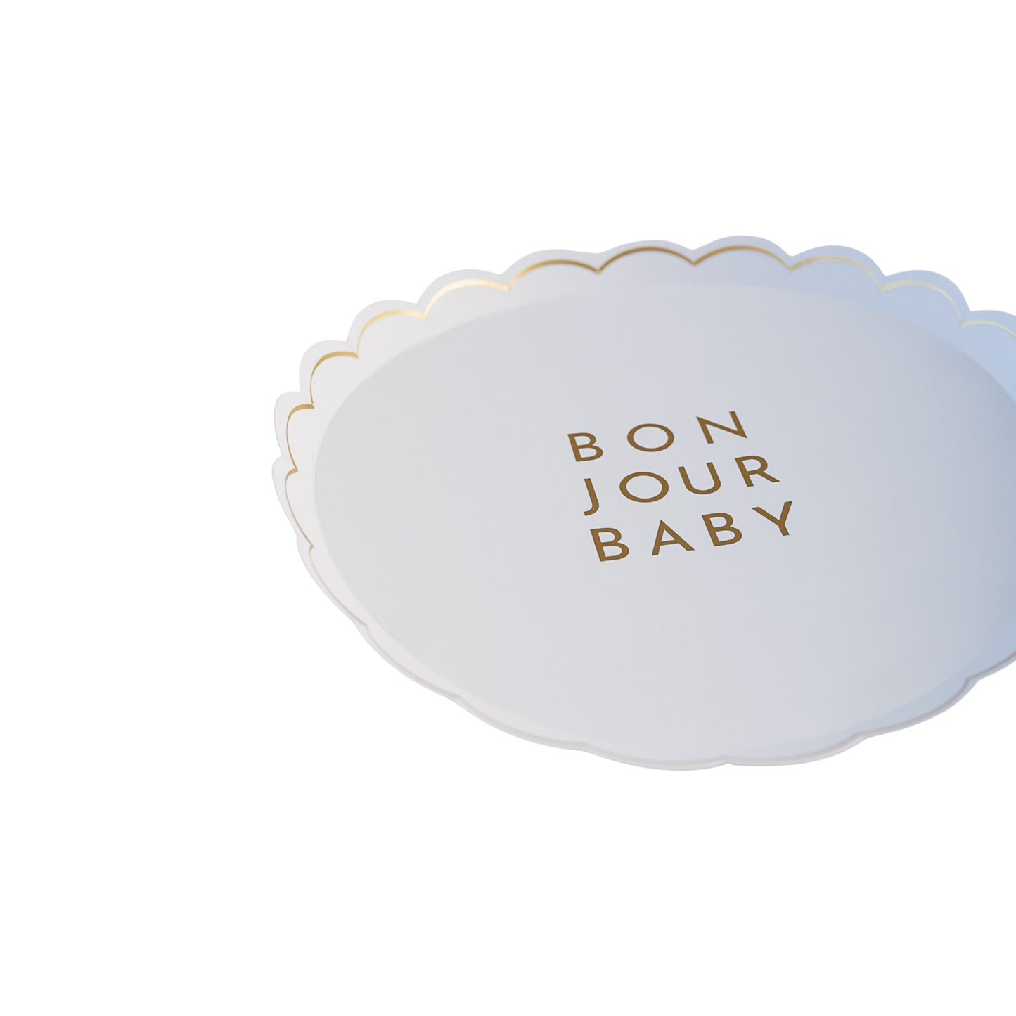 Bonjour Baby Blanc White Small Plates