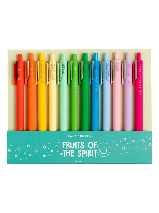 Fruits Of The Spirit Faith-Inspired Pen Set