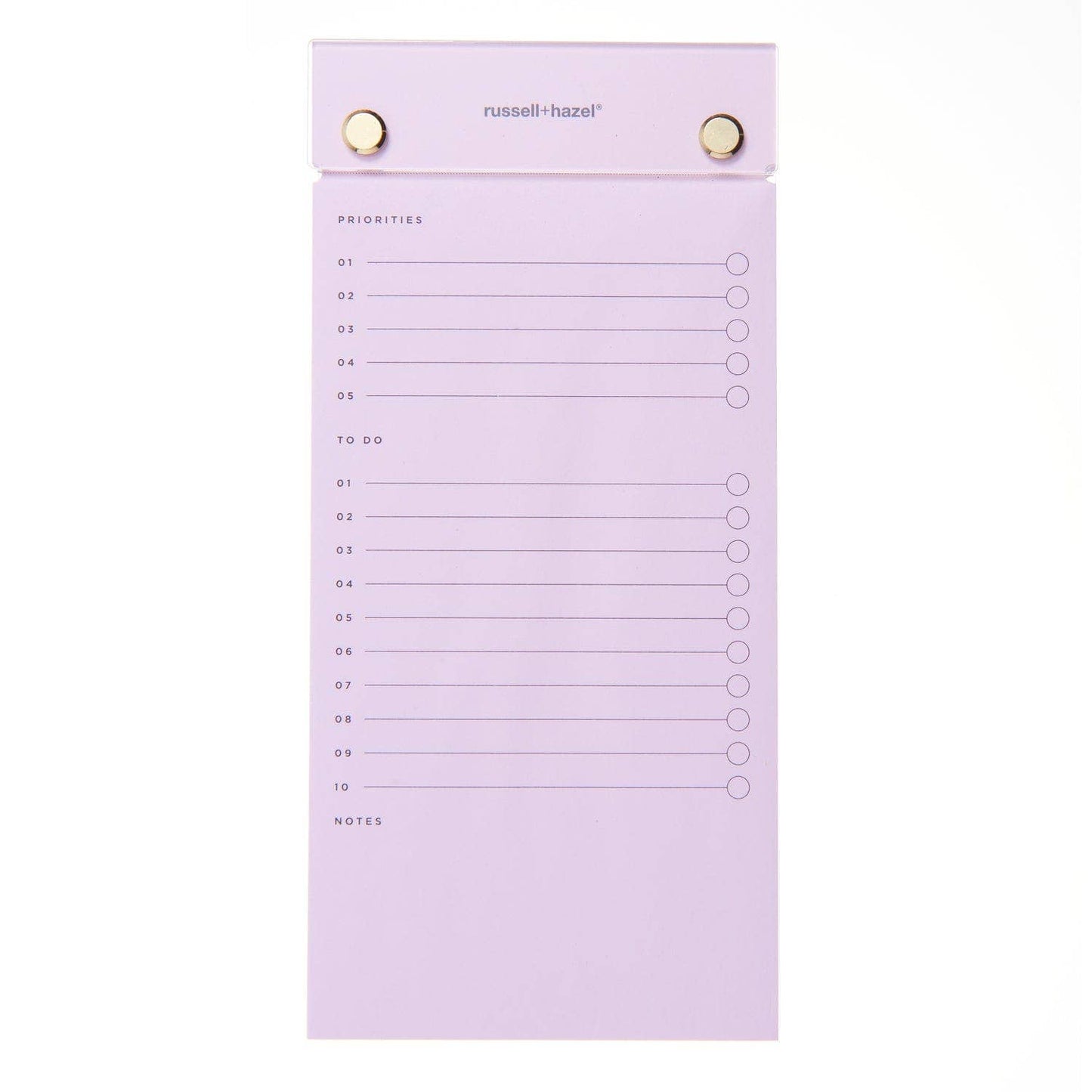 Acrylic Listpad - Blush