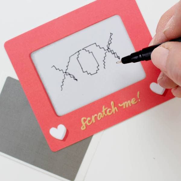 Scratch-off Lunchbox Notes | Scratch-a-Sketch