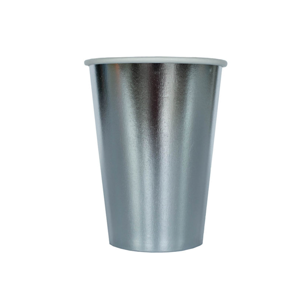 Shades Gild 12 oz Cups | Silver - 8pk