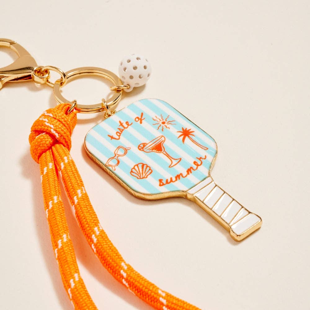 Pickleball Paddle Rope Bag Charm
