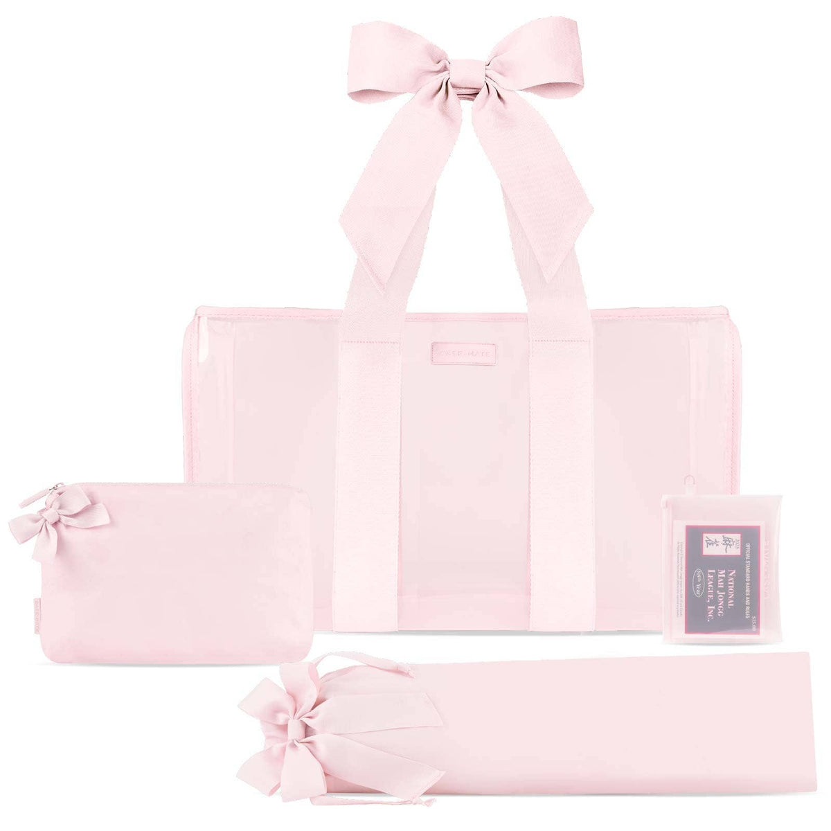 Mahjong Jelly Tote | Tortoiseshell Bow