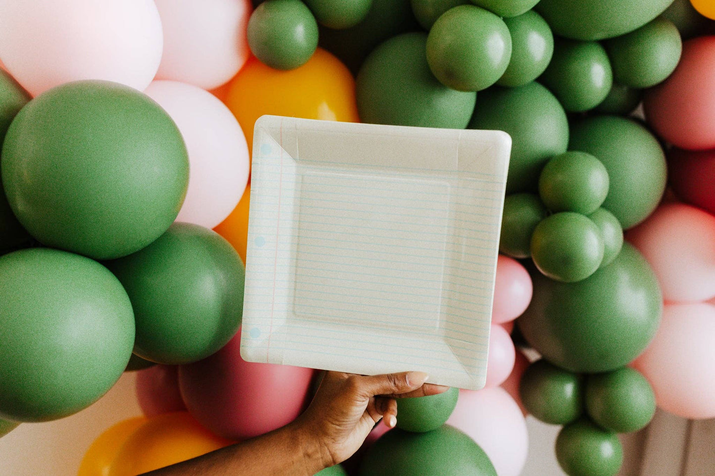 Notebook Paper Plate