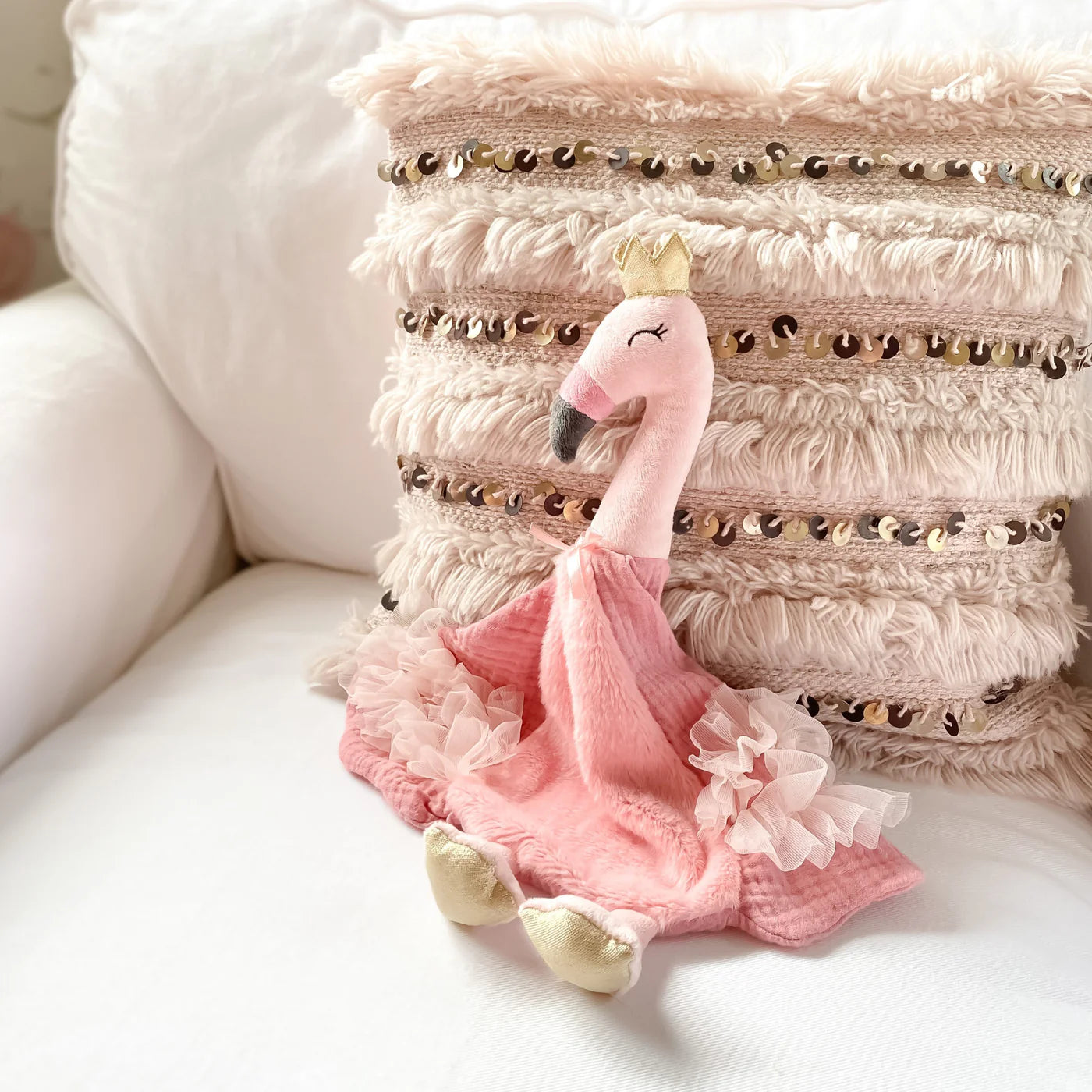 Felicity Flamingo Security Blankie