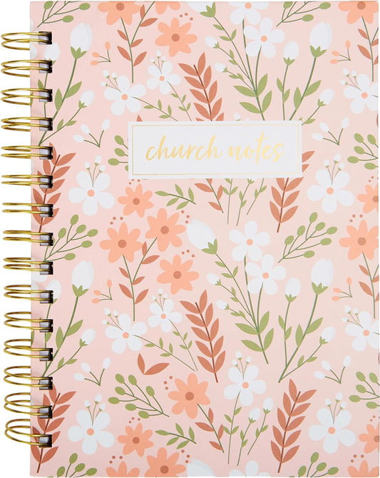 Church Notes Twin Wire Journal | Floral