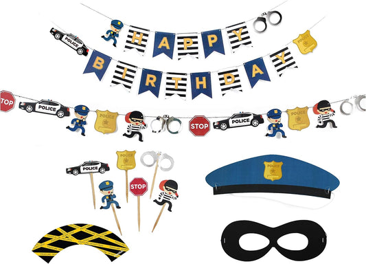 Cops & Robbers Decoration Kit