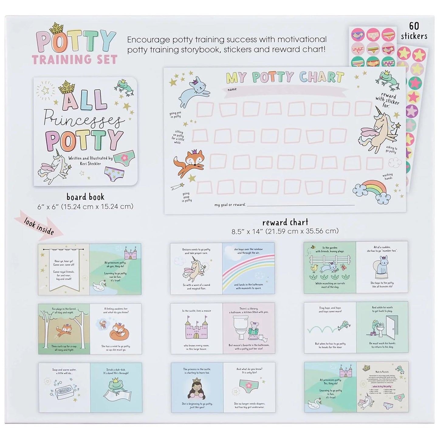 Potty Princess Board Book Set