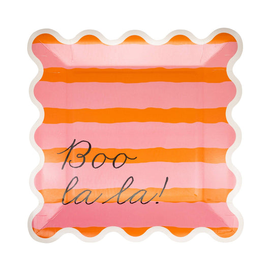 Pink & Orange Boo La La Plate