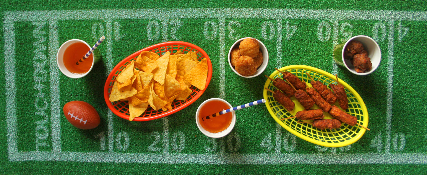 Grass Football Table Runner