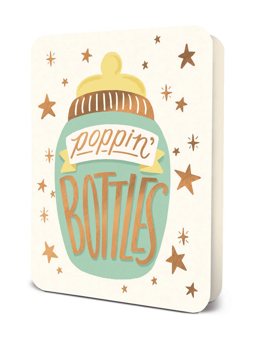 Poppin Bottles Deluxe Greeting Card