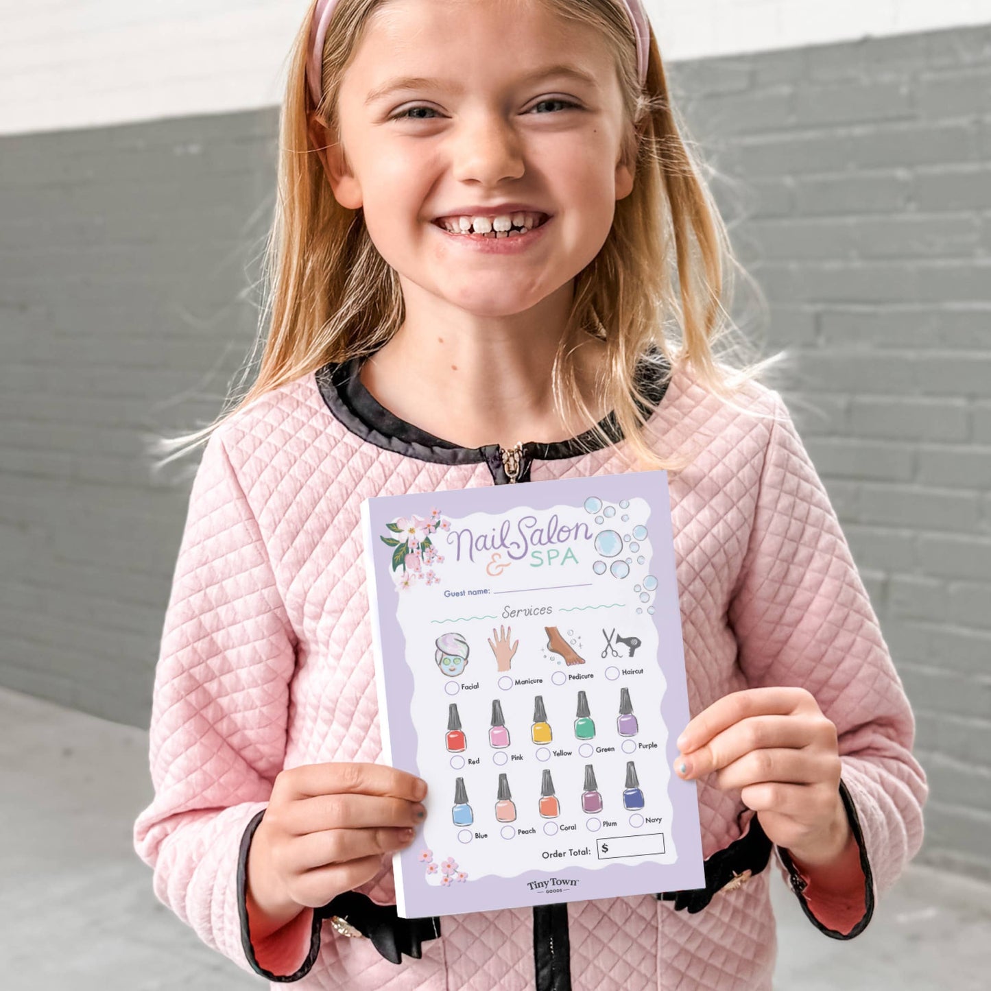 Tiny Town™ Play Notepad | Nail Salon & Spa
