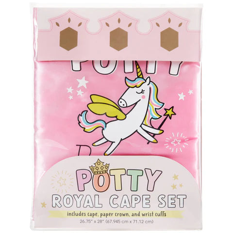 Potty Princess Cape & DIY Cuffs/Crown