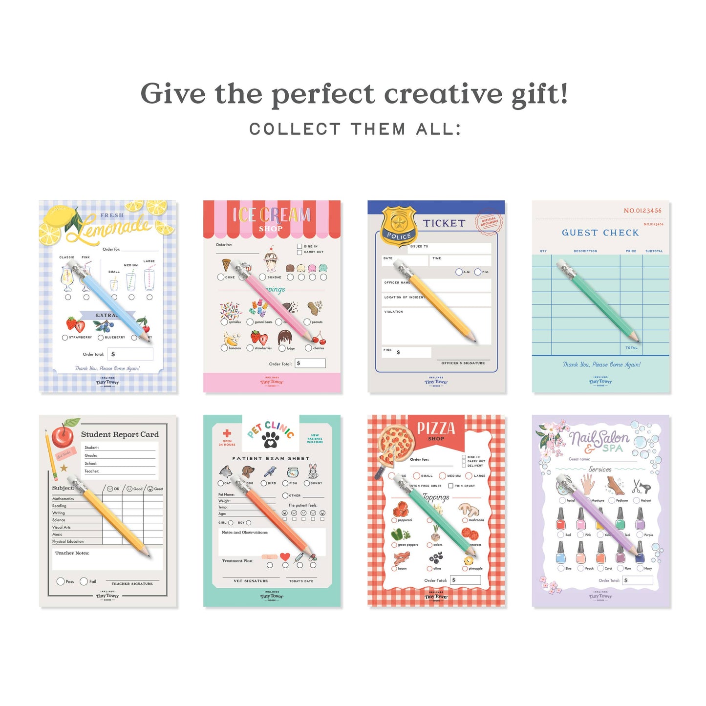 Tiny Town™ Play Notepad | Nail Salon & Spa