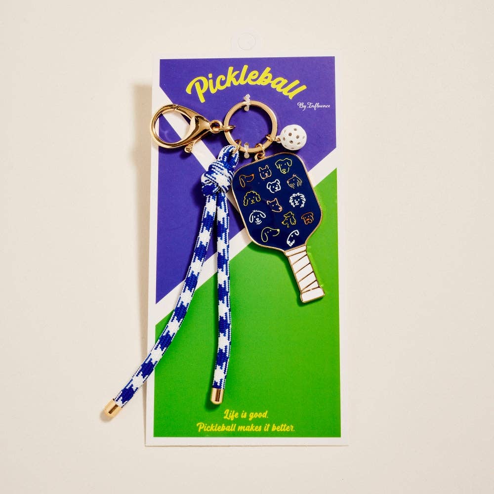 Pickleball Paddle Rope Bag Charm
