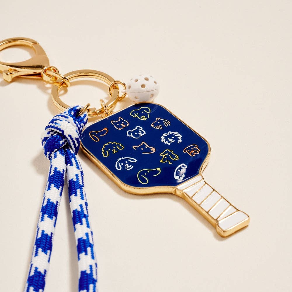 Pickleball Paddle Rope Bag Charm