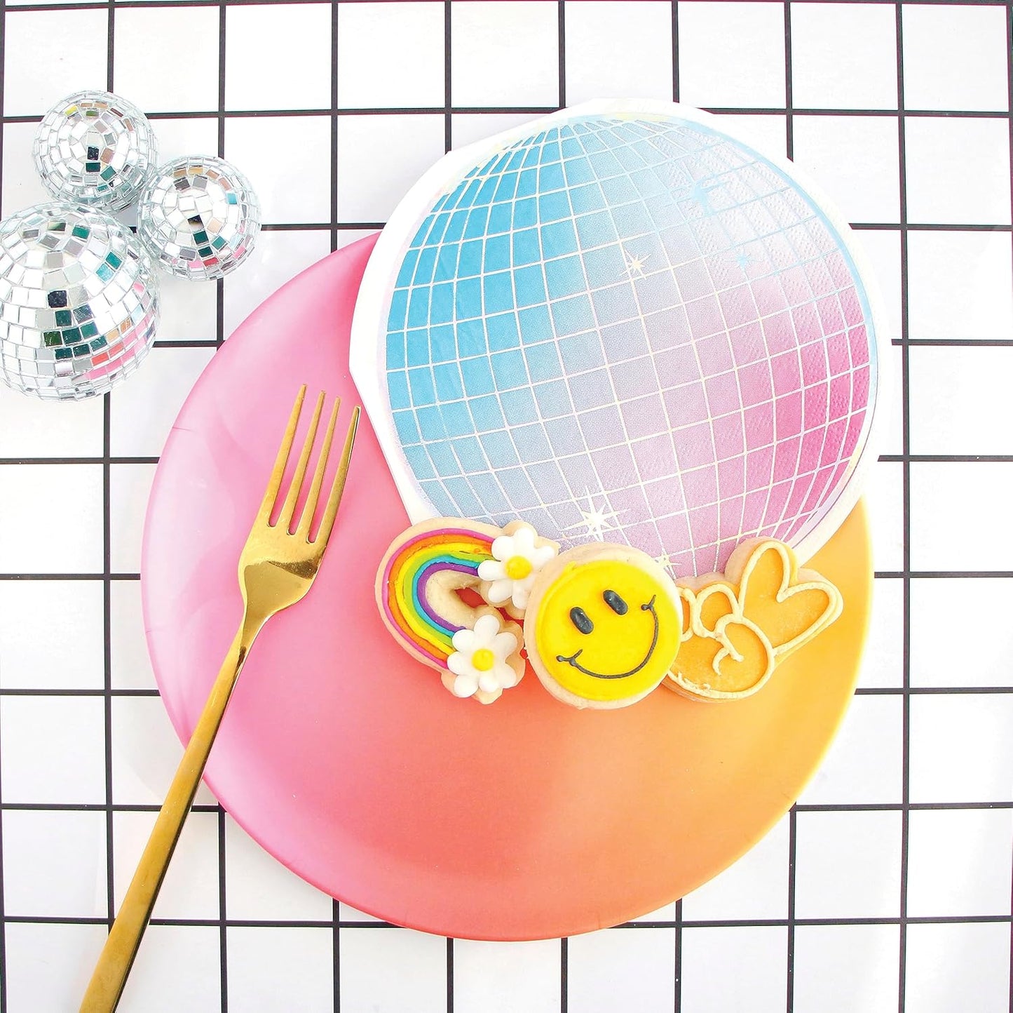 Kailo Chic Disco Ball Lunch Napkin