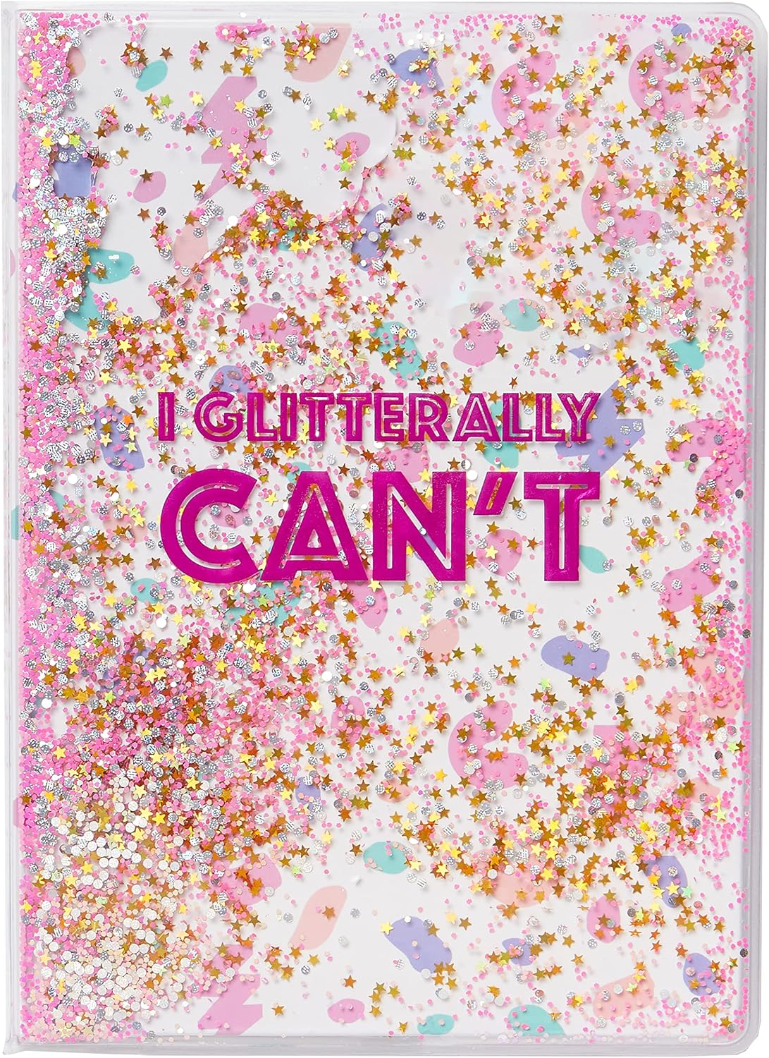 I Glitterally Cant Journal with Glitter Sleeve