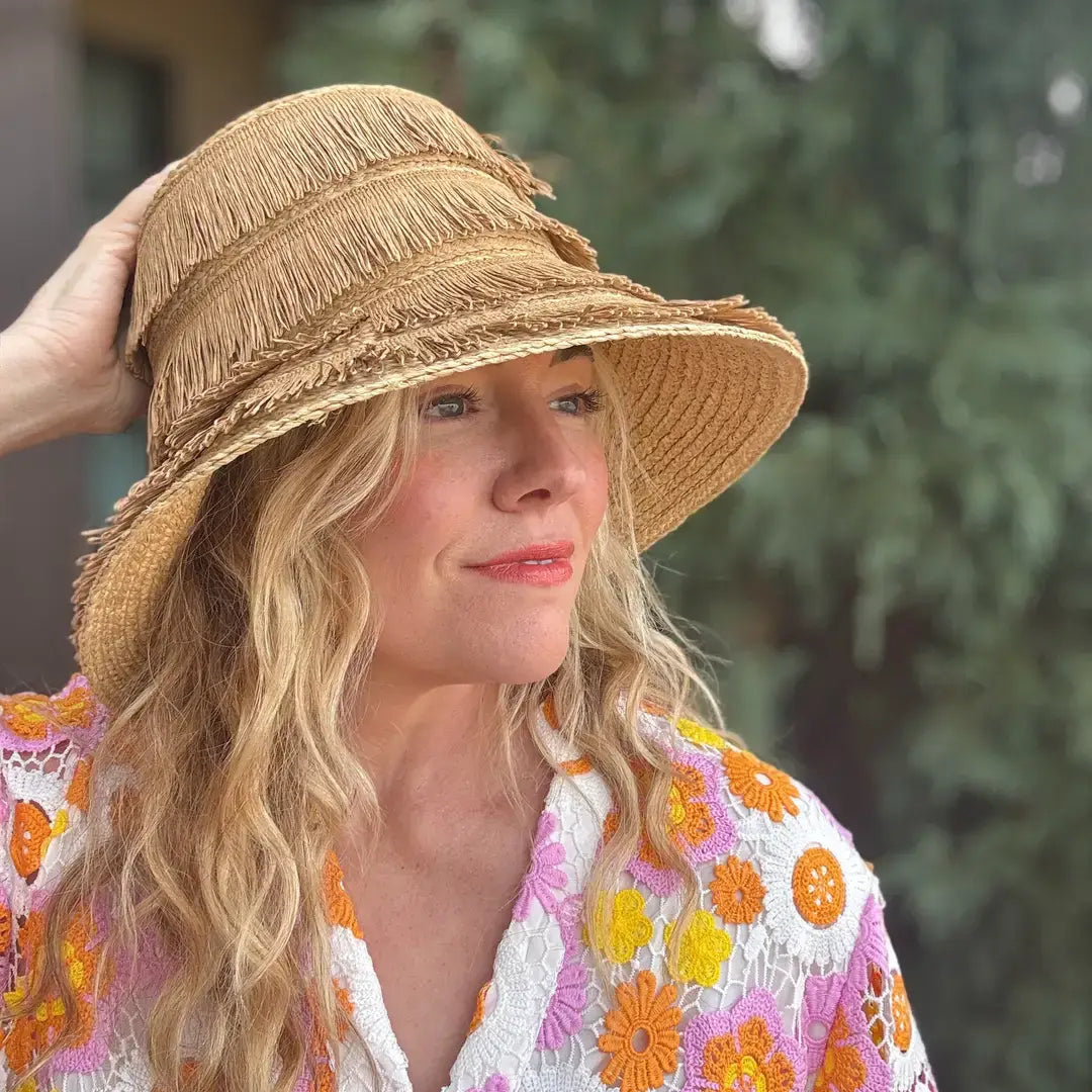 Maxine Raffia Bucket Hat