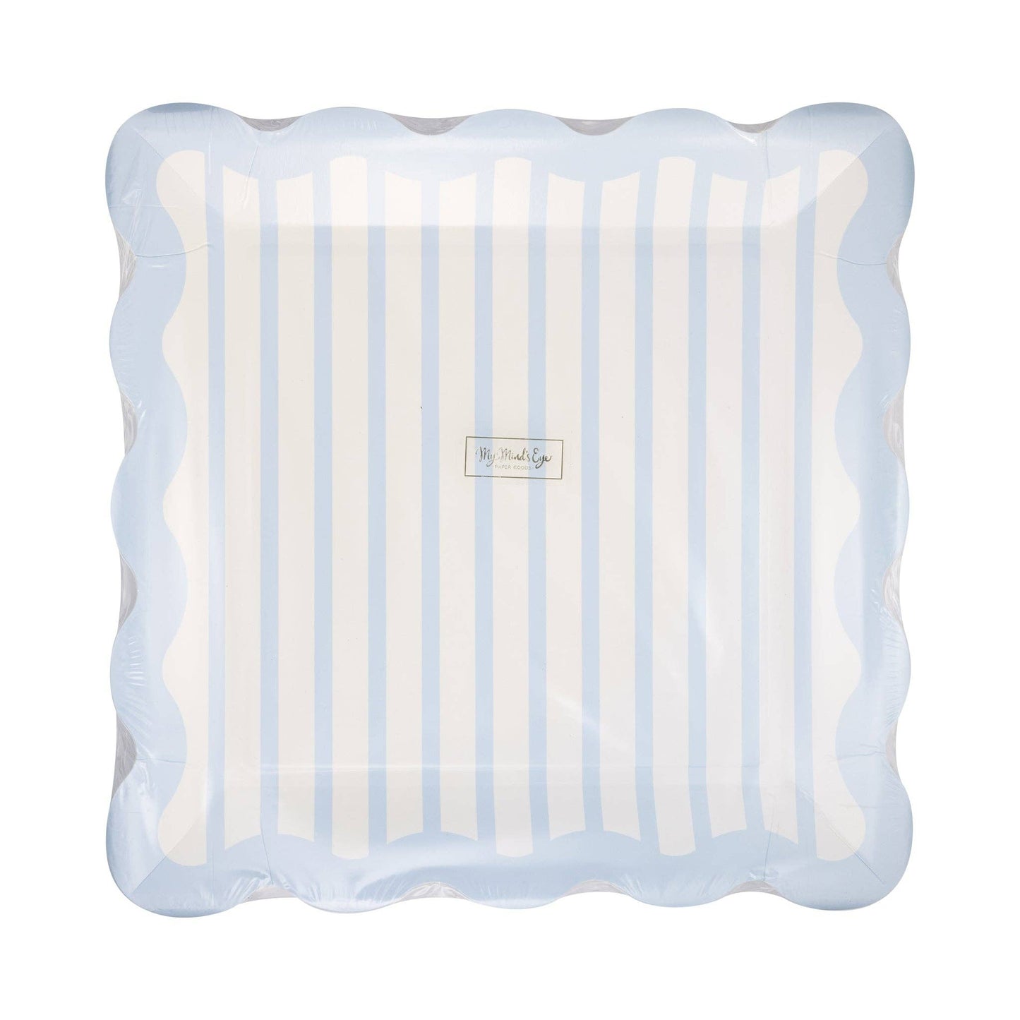 Blue Striped Plate