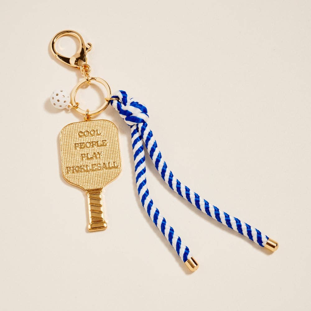 Pickleball Paddle Rope Bag Charm