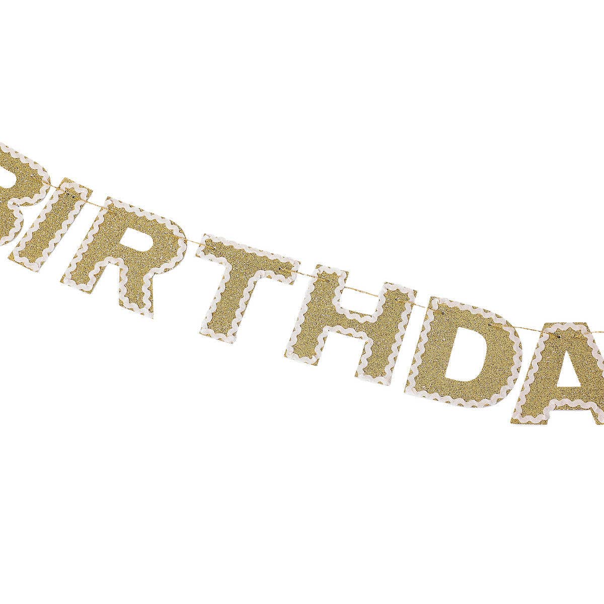 Happy Birthday Gold Banner