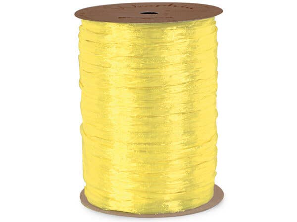 Pearlized Raffia Ribbon: Cream | 100 yards