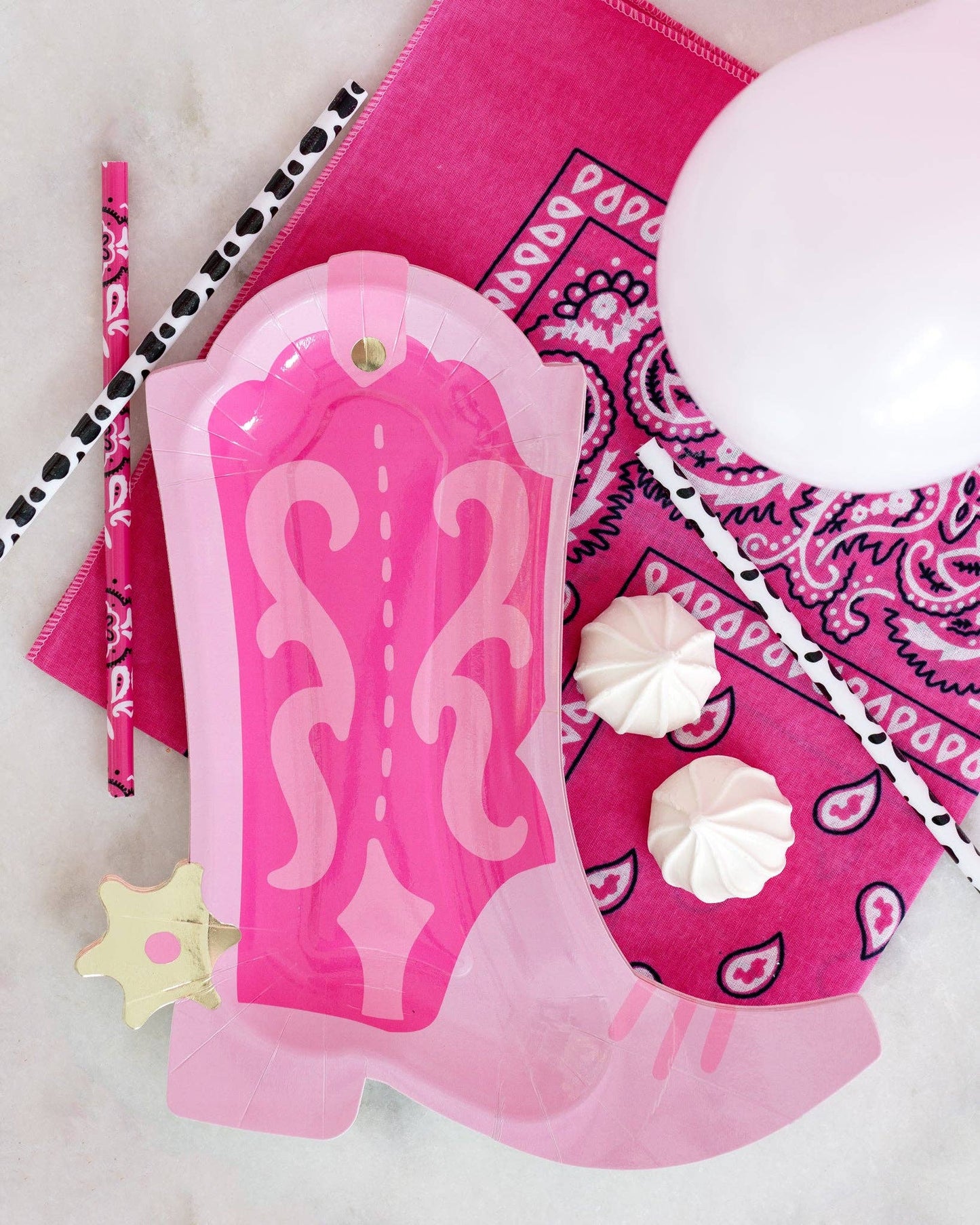 Cowgirl Pink Boot Plate