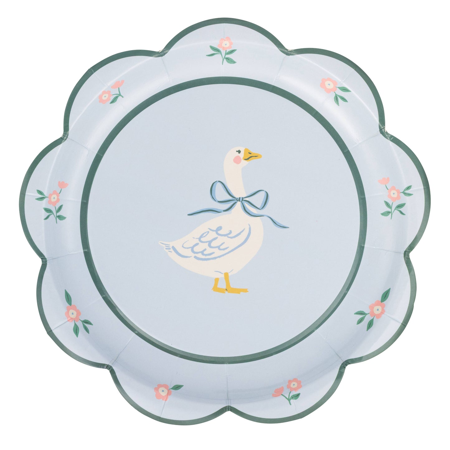 Goose Scalloped Plate