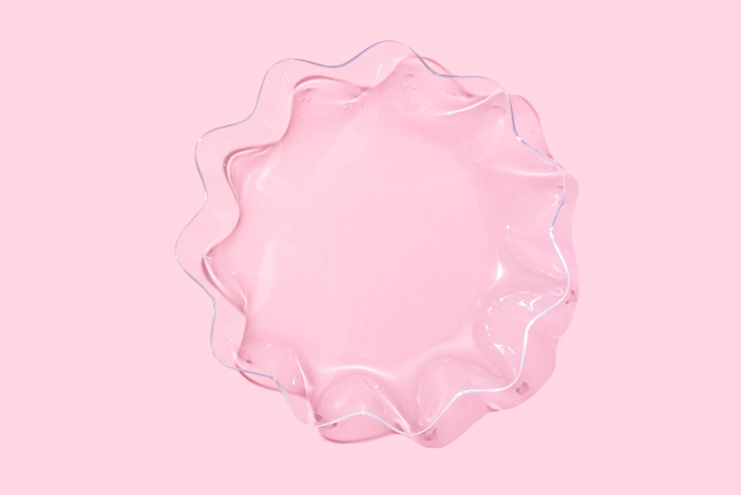 Wavy Nesting Bowl - Large - Clear