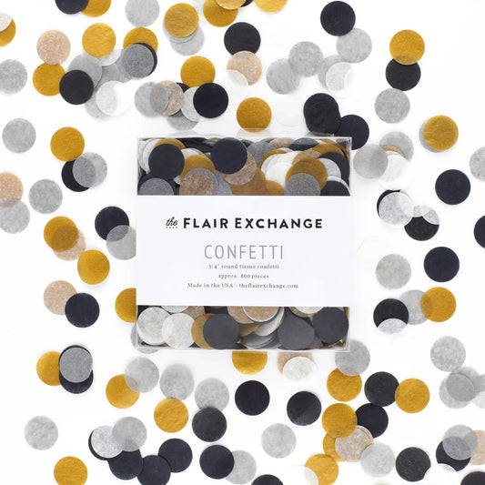 Handcut Confetti | Tuxedo