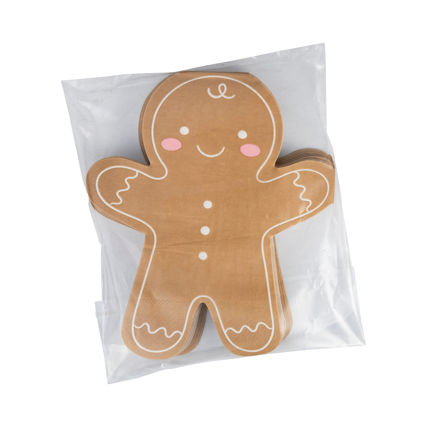 Shaped Ginger Man Guest Napkin